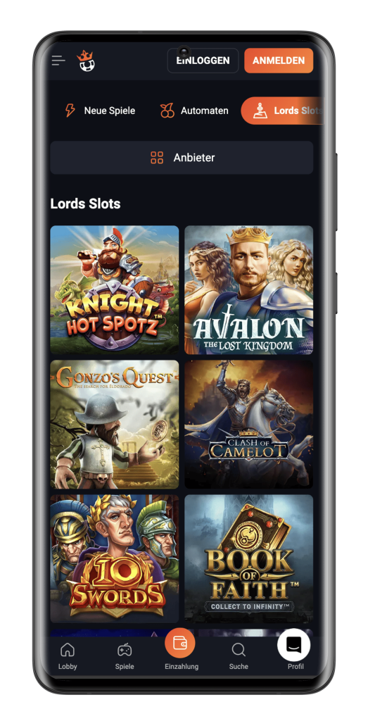 SlotLords Casino app